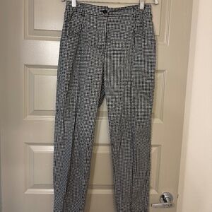 Urban Outfitters Straight Leg Gingham Trousers